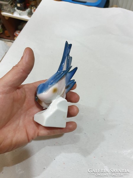 Old zsolnay bird figurine
