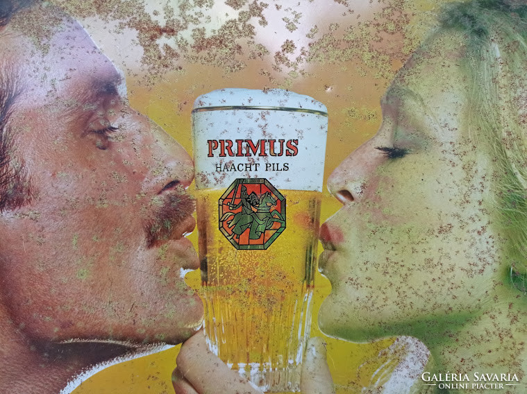 Retro enamel board drink beer advertising 2