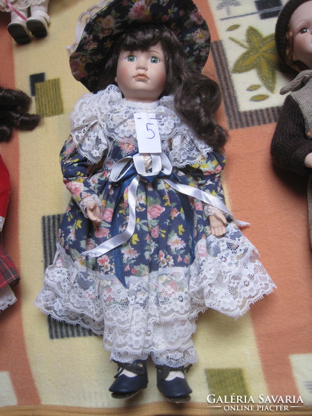 Beautiful porcelain doll from the promenade collection. 5.
