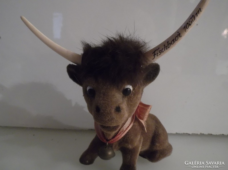 Toy - old - bison - 14 x 12 x 12 cm - Austrian - flawless
