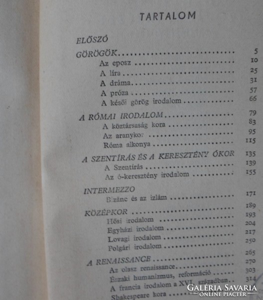 Szerb Antal: A világirodalom története 1-3. (Révai, 1947)