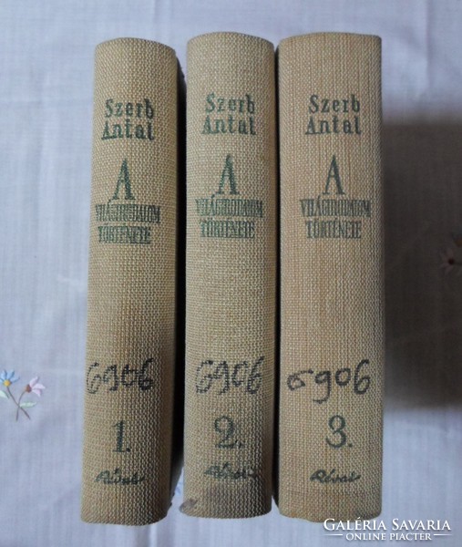 Szerb Antal: A világirodalom története 1-3. (Révai, 1947)