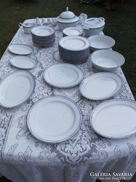 Apulum fine 57 piece double porcelain tableware