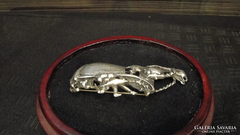 Noah's Ark, silver brooch and pendant, 1960s