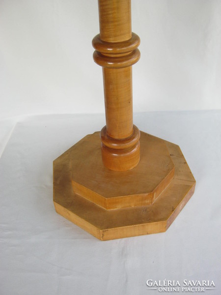 Wooden pedestal