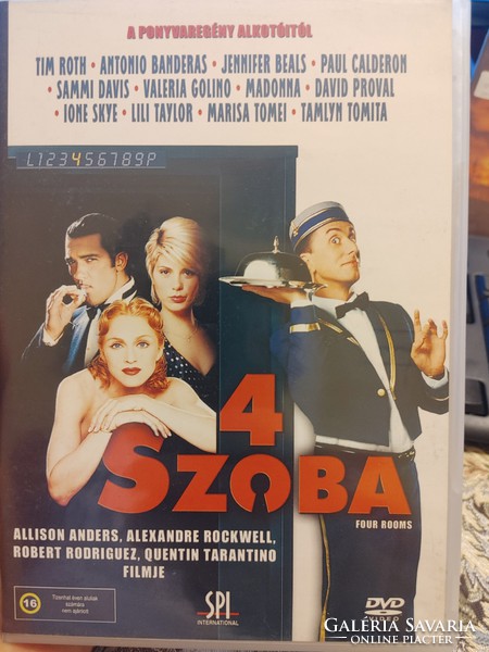 4 szoba-Madonna,Tim Roth,Banderas- MAGYAR újszerű makulátlan DVD