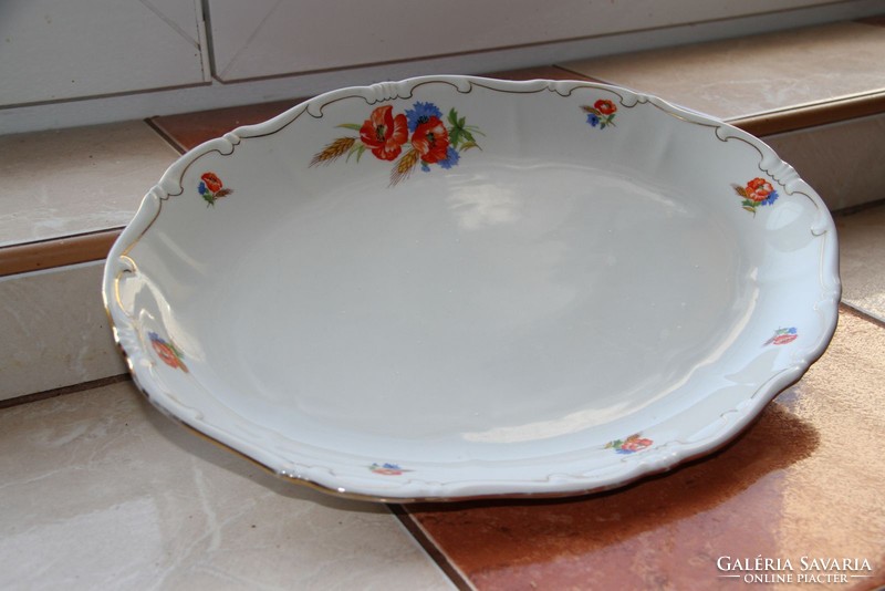 Zsolnay poppy serving bowl 37 x 27 cm