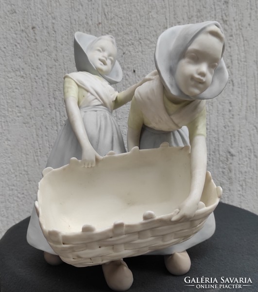 Alexander Förster Wien , Rendkívül ritka különleges biszkvit porcelán babàk,3,6 kg !