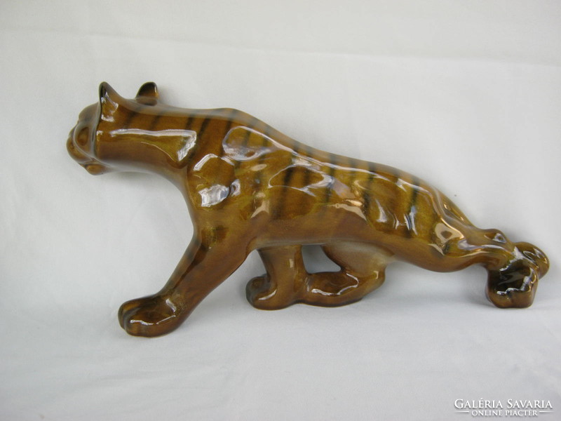 Retro ... kerámia figura tigris nagy méretű 42 cm