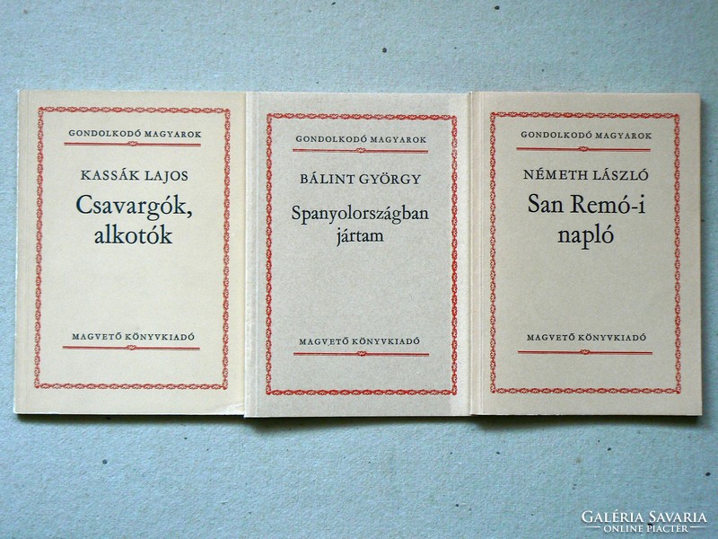 3 seed books in one, bálint gy., Németh l., Kassák l .: Csavargók, creators 1981 book good