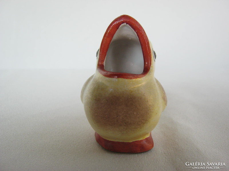 Bodrogkeresztúr ceramic bird chick