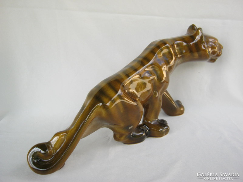 Retro ... Ceramic tiger figure large 42 cm
