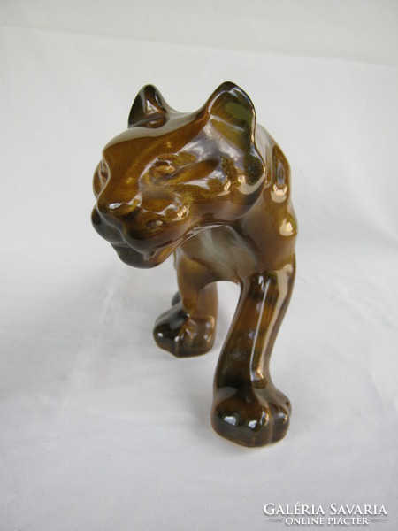 Retro ... Ceramic tiger figure large 42 cm