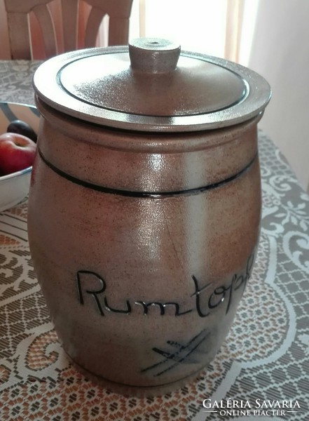 26X16 cm rumtopf ceramic