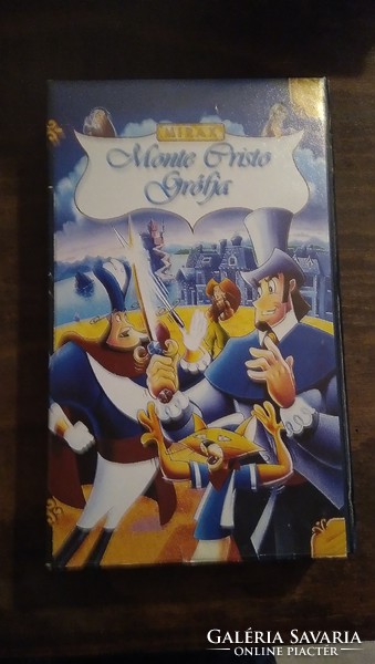 Monte Cristo Grófja  VHS video  mese kazetta,