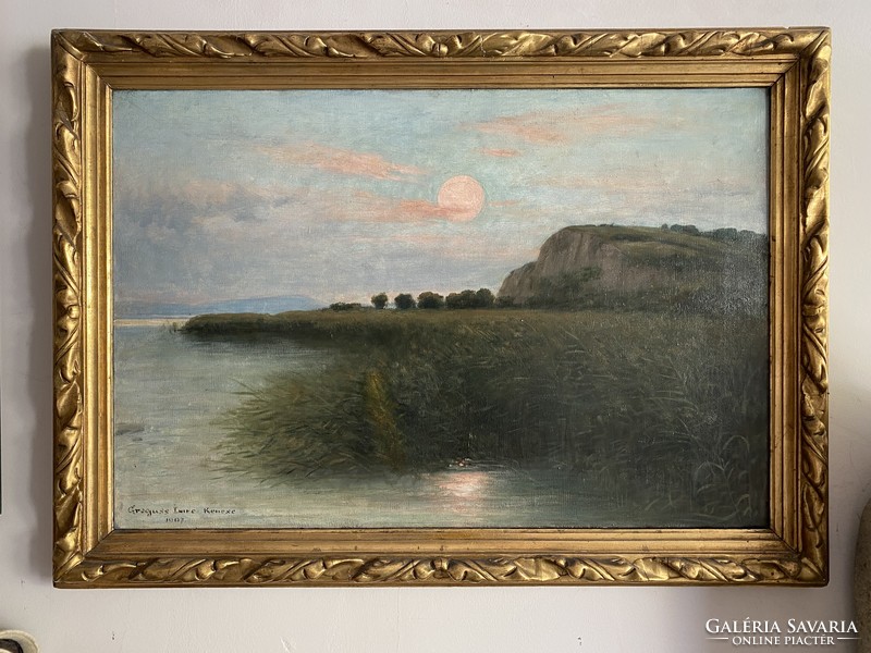 Greguss Imre: Balaton  Kenese 1907
