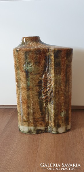 György Zsolnay clustered pyrogranite floor vase