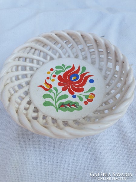 Ceramic openwork basket for sale!