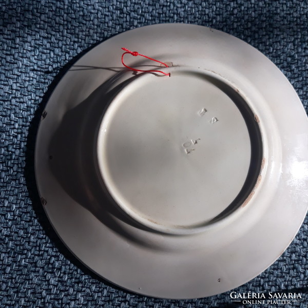 Antique faience / majolica bowl, plate villeroy & bosch / znaim, schütz