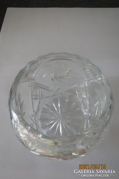 Üveg kínáló gömb forma 885 g
