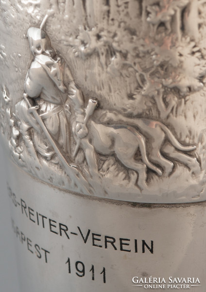 Silver hunting cup 1911