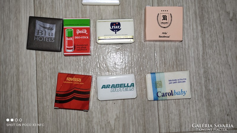 Various rare mini / hotel soaps 17 pieces together