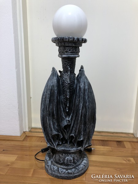 Old gothic dragon lamp floor lamp