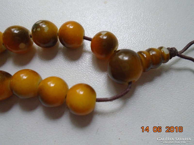 Mala made of 21 grain pearls with guru pearls
