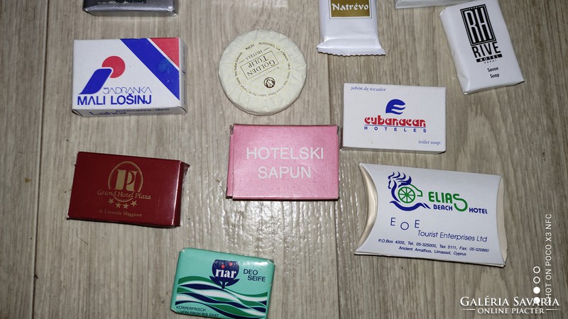 Különböző vintage ritka mini/hotel szappan 16 darab együtt