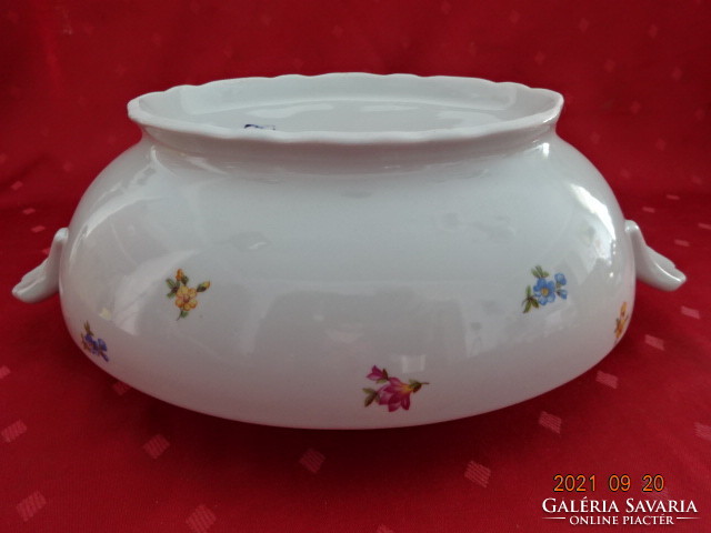 Zsolnay porcelain soup bowl, antique, shield stamped, floral pattern. He has!