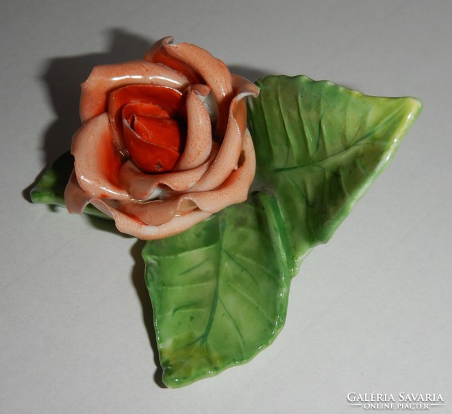 Herend porcelain rose