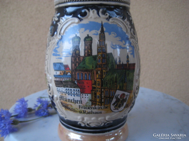 Bavarian, Munich beer mug, from the 60s, with a nice appearance, marked