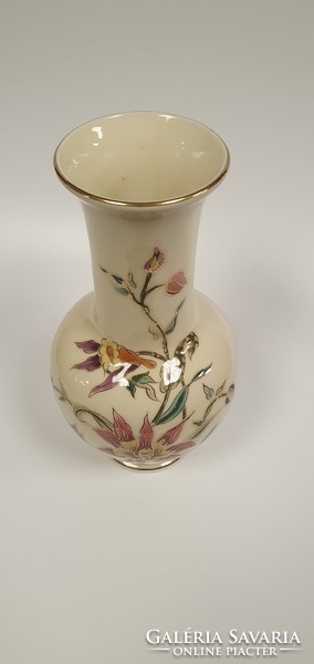 Zsolnay, flower decorated vase