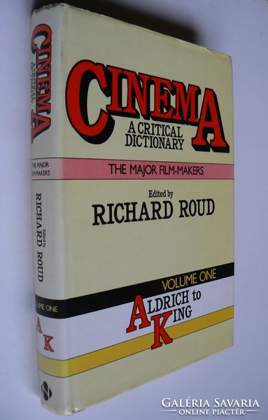 CINEMA A CRITICAL DICTIONARY, VOLUME ONE AND TWO,1980, RICHARD ROUD, KÖNYV JÓ ÁLLAPOTBAN