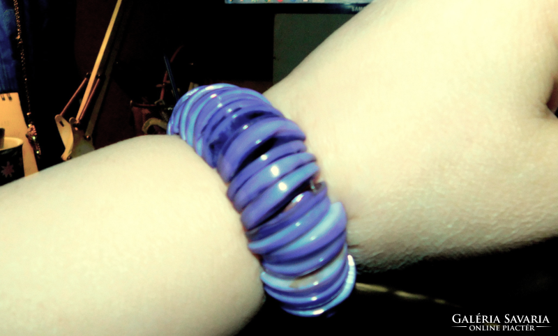 Amethyst purple pearl shiny shell bracelet No. 2
