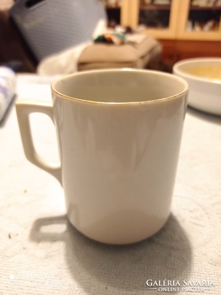 Zsolnay woodpecker souvenir mug