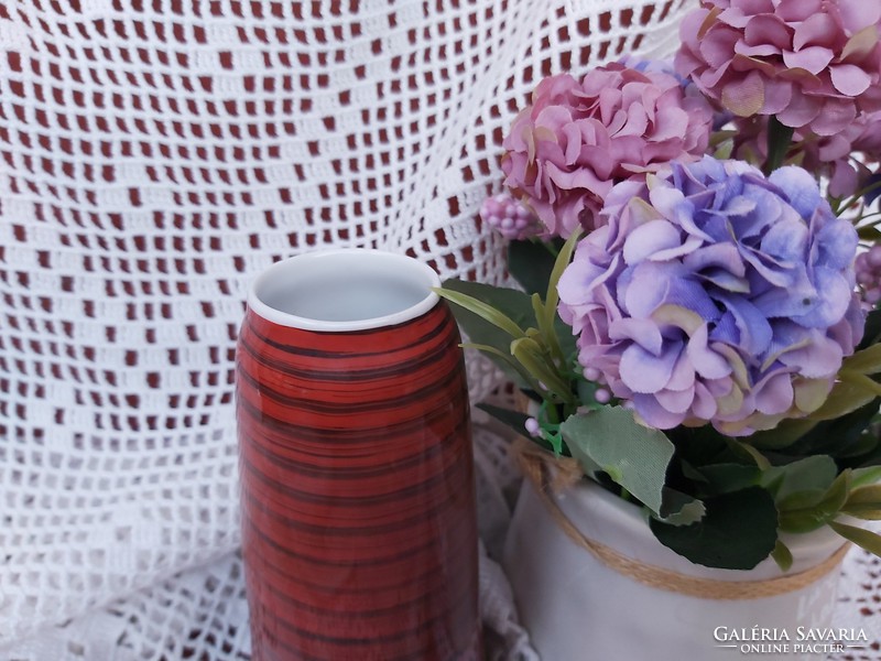 Metzler & ortloff beautiful striped vase