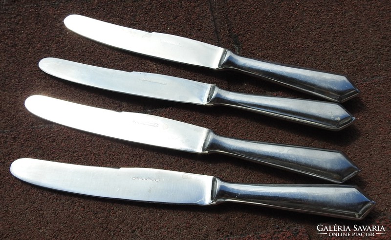 Jelzett régi Nemrozsdás  kés készlet -  kések - evőeszközök 4 db