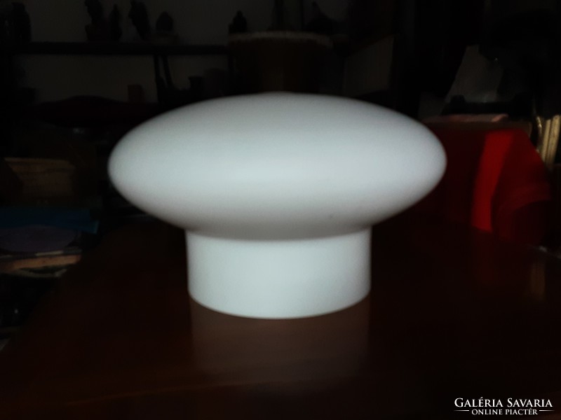 Capital size opal lampshade.