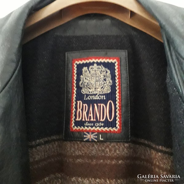 London Brando, férfi retro bőrkabát eladó!