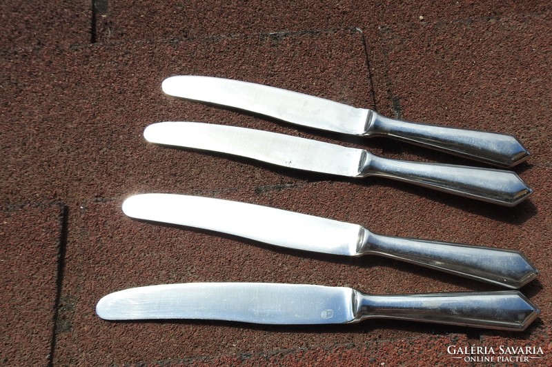 Jelzett régi Nemrozsdás  kés készlet -  kések - evőeszközök 4 db