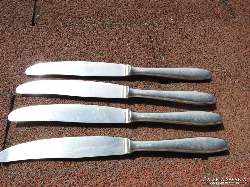 Jelzett régi  Bendorf kés készlet -  kések - evőeszközök 4 db