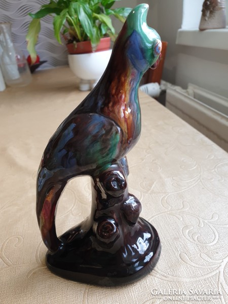 Ceramic cockatoo, bird figurine for sale!