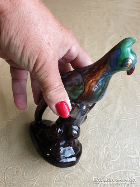 Ceramic cockatoo, bird figurine for sale!