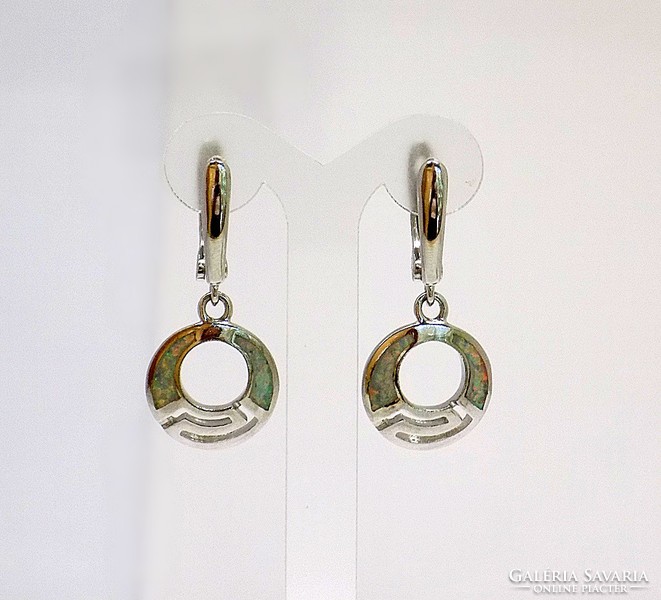 Opal stone silver earrings (zal-ag97781)