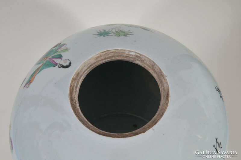 Antik kínai porcelán váza, 19. század