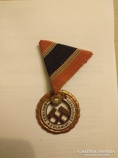 1957 Mining Merit Medal Bronze Grade