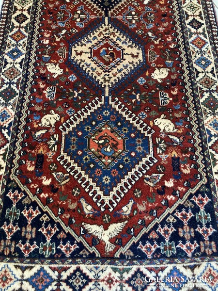 Handmade yalameh persian running mat 80x300cm