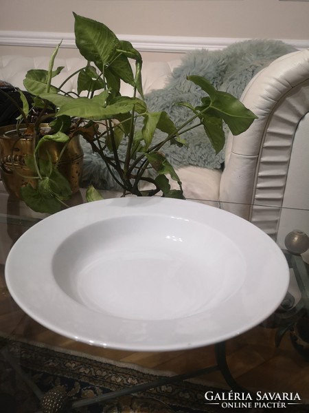 Triptis giant nice modern, white, flat bowl, 30 x 6 cm