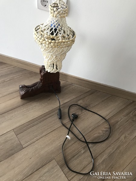Gyönyörű egyedi hableányos kagyló burás design lámpa
